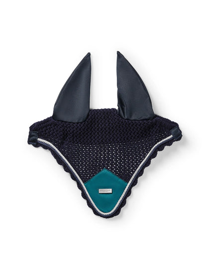 Equestrian Stockholm Ear Bonnet Emerald - Full - Riders Choice Supply Co