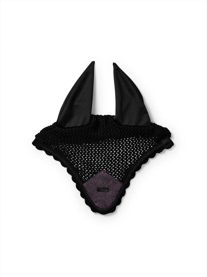 Equestrian Stockholm Ear Bonnet Purple Glimmer - Full - Riders Choice Supply Co