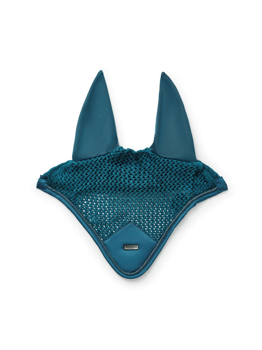 Equestrian Stockholm Ear Bonnet - Modern Teal Blue - Riders Choice Supply Co