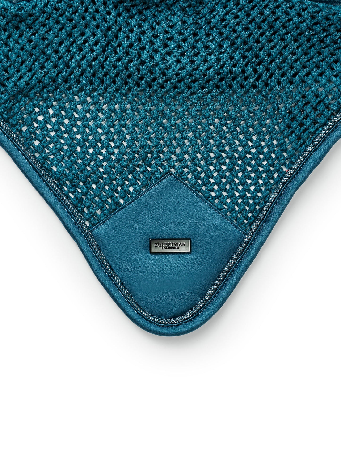 Equestrian Stockholm Ear Bonnet - Modern Teal Blue - Riders Choice Supply Co