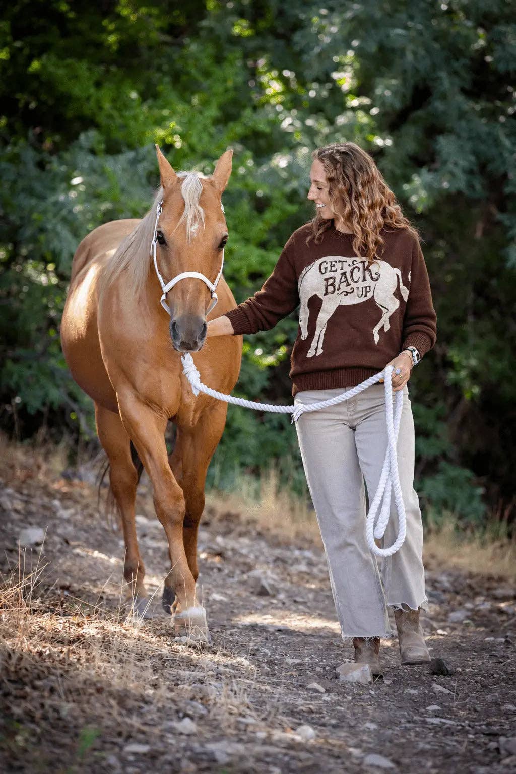 Get Back Up Horse Sweater