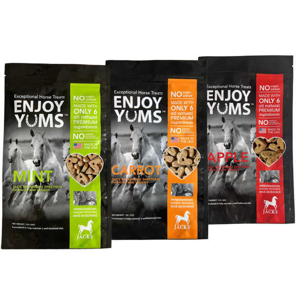 Enjoy Yums Horse Treats, Mint Flavor, 5 Lbs - Riders Choice Supply Co