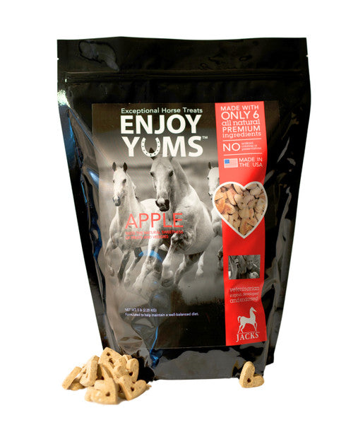 Enjoy Yums Horse Treats, Apple Flavor, 5 Lbs - Riders Choice Supply Co