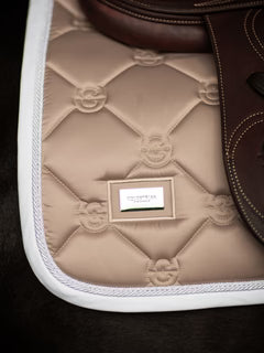 Equestrian Stockholm Jump Saddle Pad Sand - Full