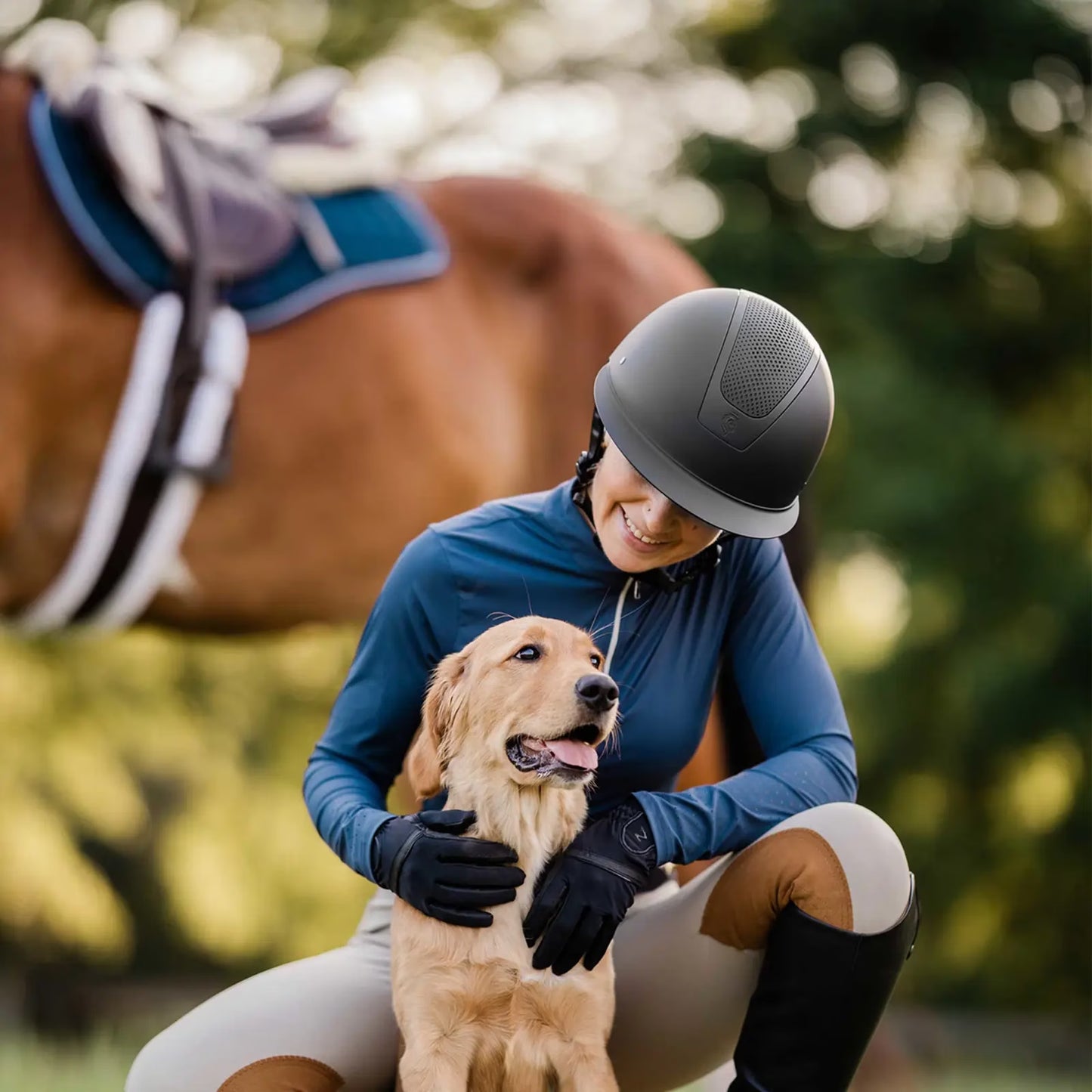Equinavia Crown MIPS Riding Helmet, Black Matte - Riders Choice Supply Co