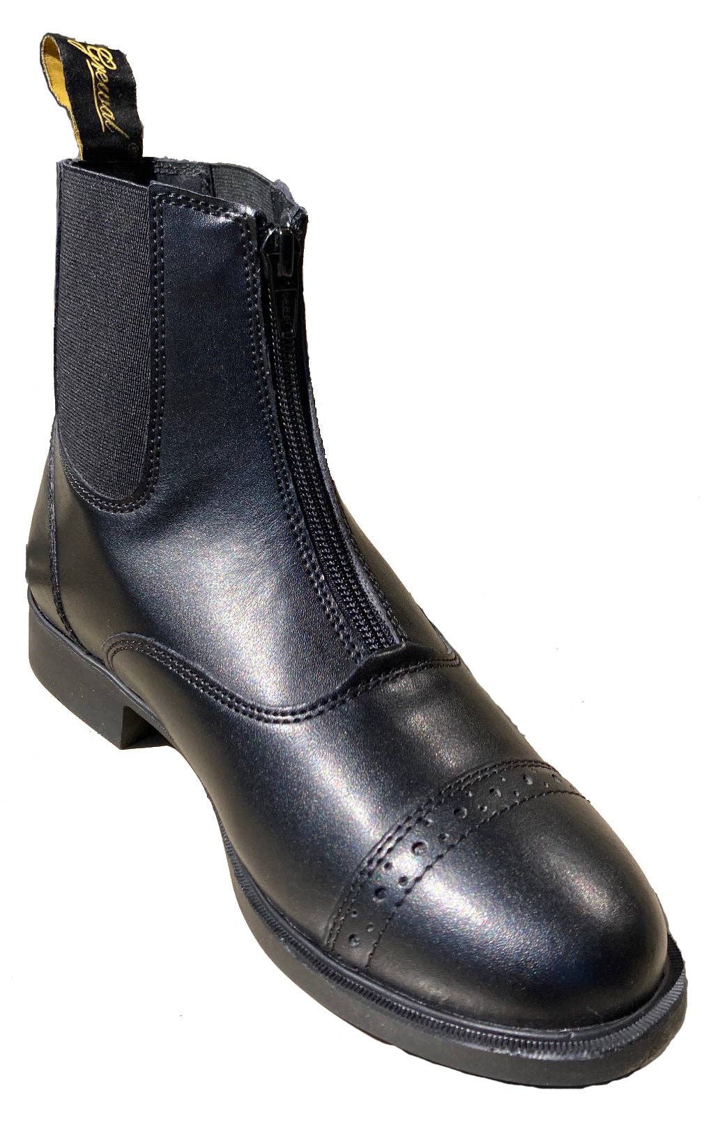 Adult Zip Up Synthetic Leather Paddock Boots: 8 - Riders Choice Supply Co