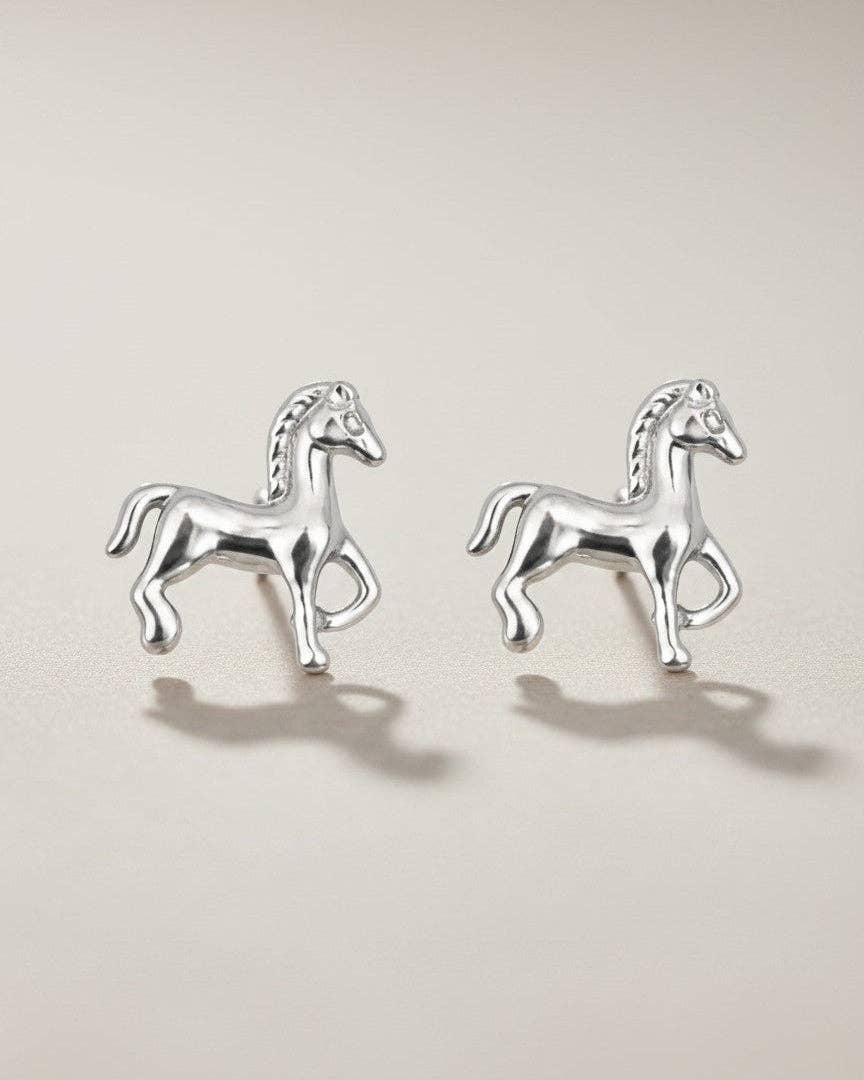 Tiny Horse Earrings