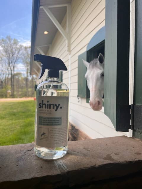 Shiny. A Mane & Tail Conditioner (4 oz., 8 oz., 28 oz.) - Riders Choice Supply Co