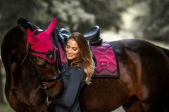 Equestrian Stockholm Ear Bonnet Faded Fuchsia - Full
