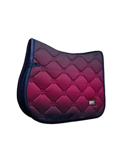 Equestrian  Stockholm Jump Saddle Pad Faded Fuchsia - Full