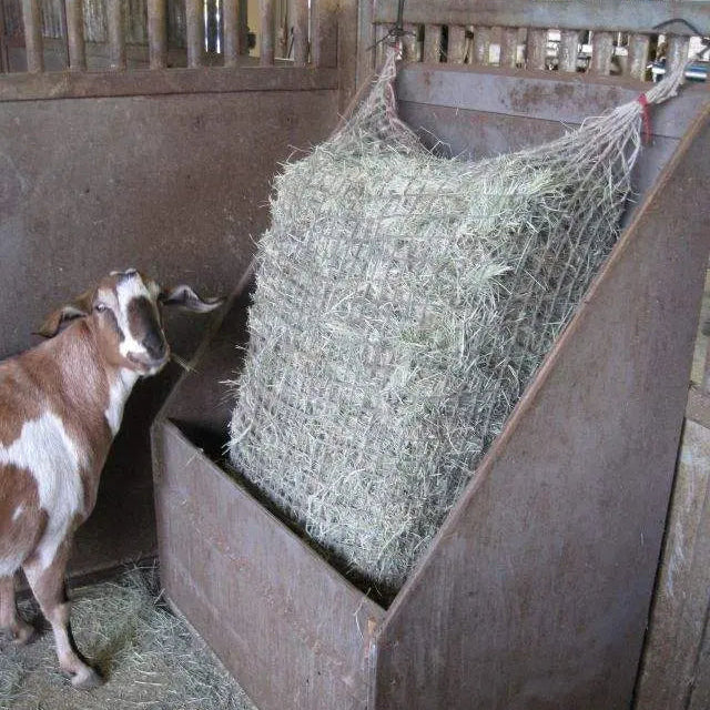 Freedom Feeder Full Bale Hay Net - Slow Feed Hay Net - 3 String Bale - 3 Size Mesh Options - Riders Choice Supply Co