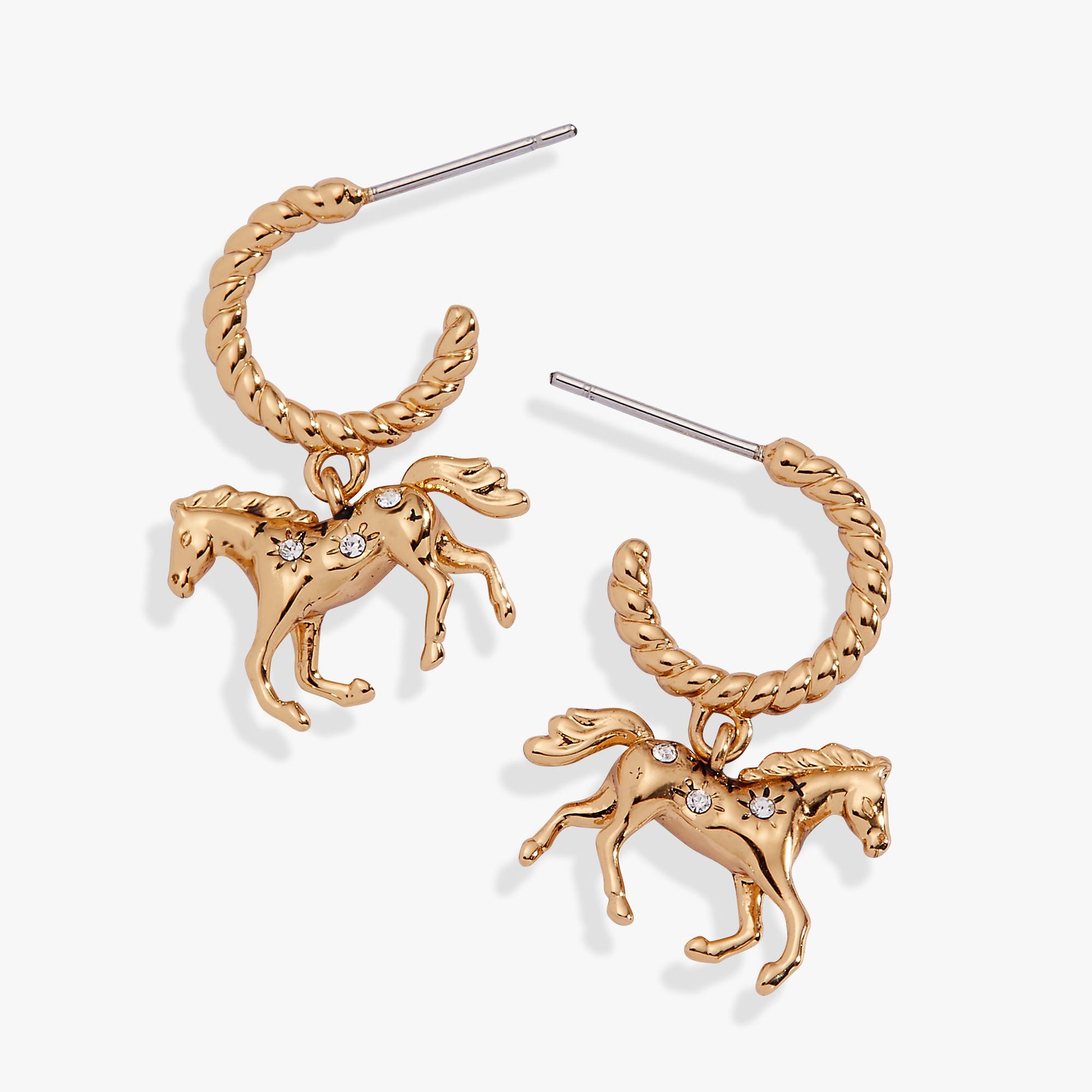 Horse Huggie Hoop Earrings - Riders Choice Supply Co