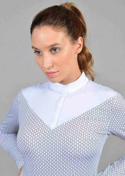 Cognac Womens Long Sleeve Competition Shirt - Riders Choice Supply Co