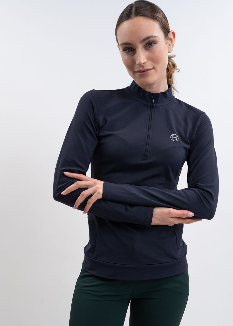 Tess - Long Sleeve Technical Riding Polo - Riders Choice Supply Co