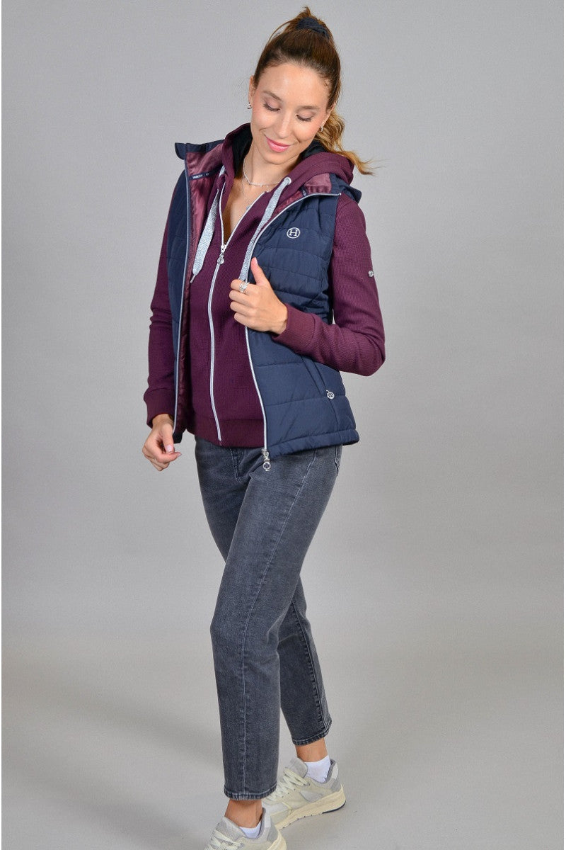 Boheme Womens Hoodie Vest - Riders Choice Supply Co