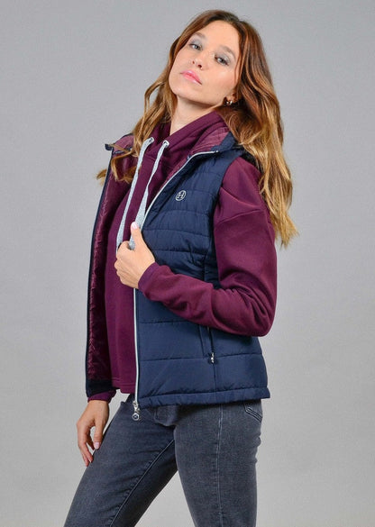 Boheme Womens Hoodie Vest - Riders Choice Supply Co