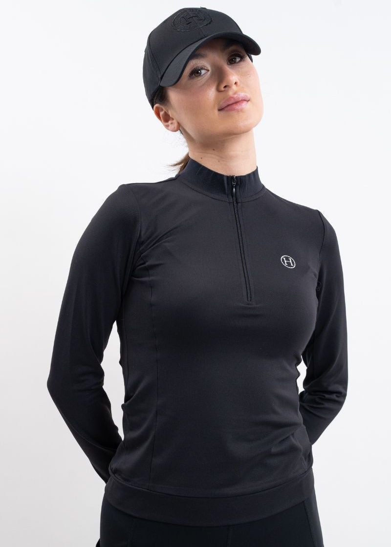 Tess - Long Sleeve Technical Riding Polo - Riders Choice Supply Co