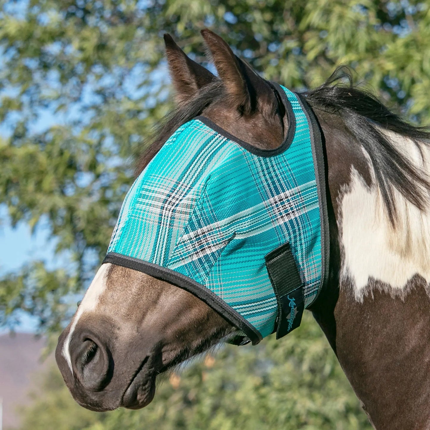 Fly Mask with 73% UV Protection - Open Top Design - Riders Choice Supply Co