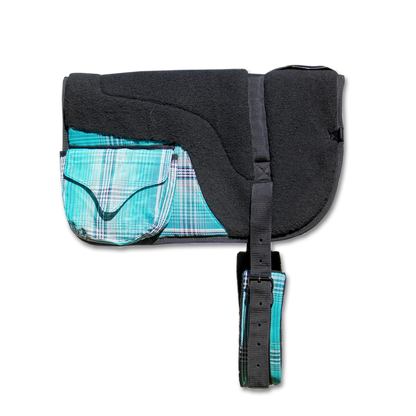 Plush Fleece Bareback Pad with Pockets - Comfort & Convenience - Riders Choice Supply Co