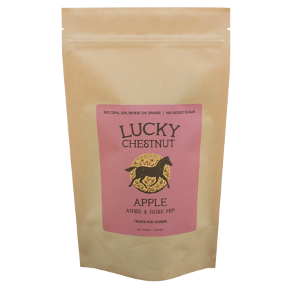 Lucky Chestnut - Apple with Anise + Rose Hip Horse Treats - Low-NSC