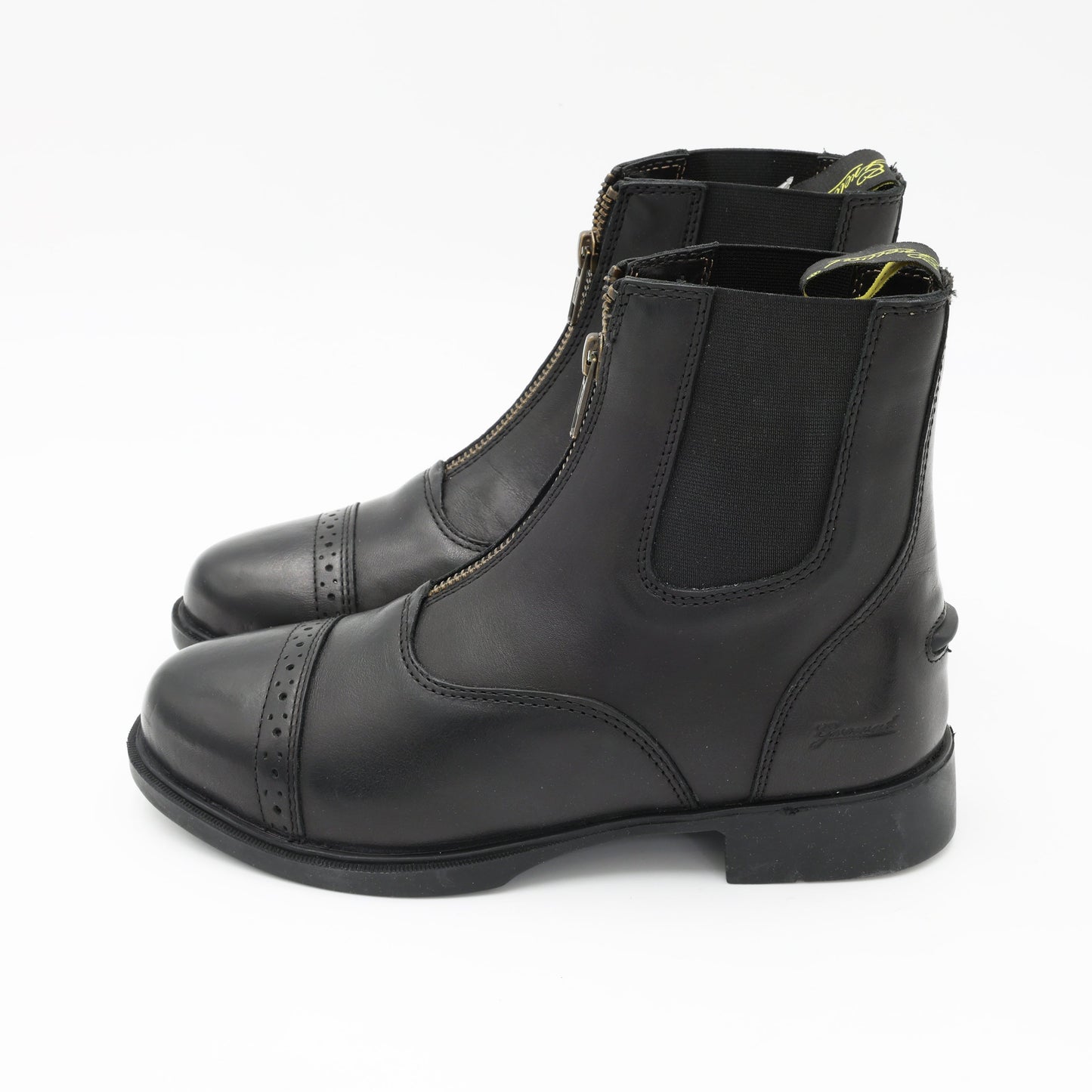 Grewal Equestrian Zip-Up Synthetic Leather Paddock Boots - Riders Choice Supply Co