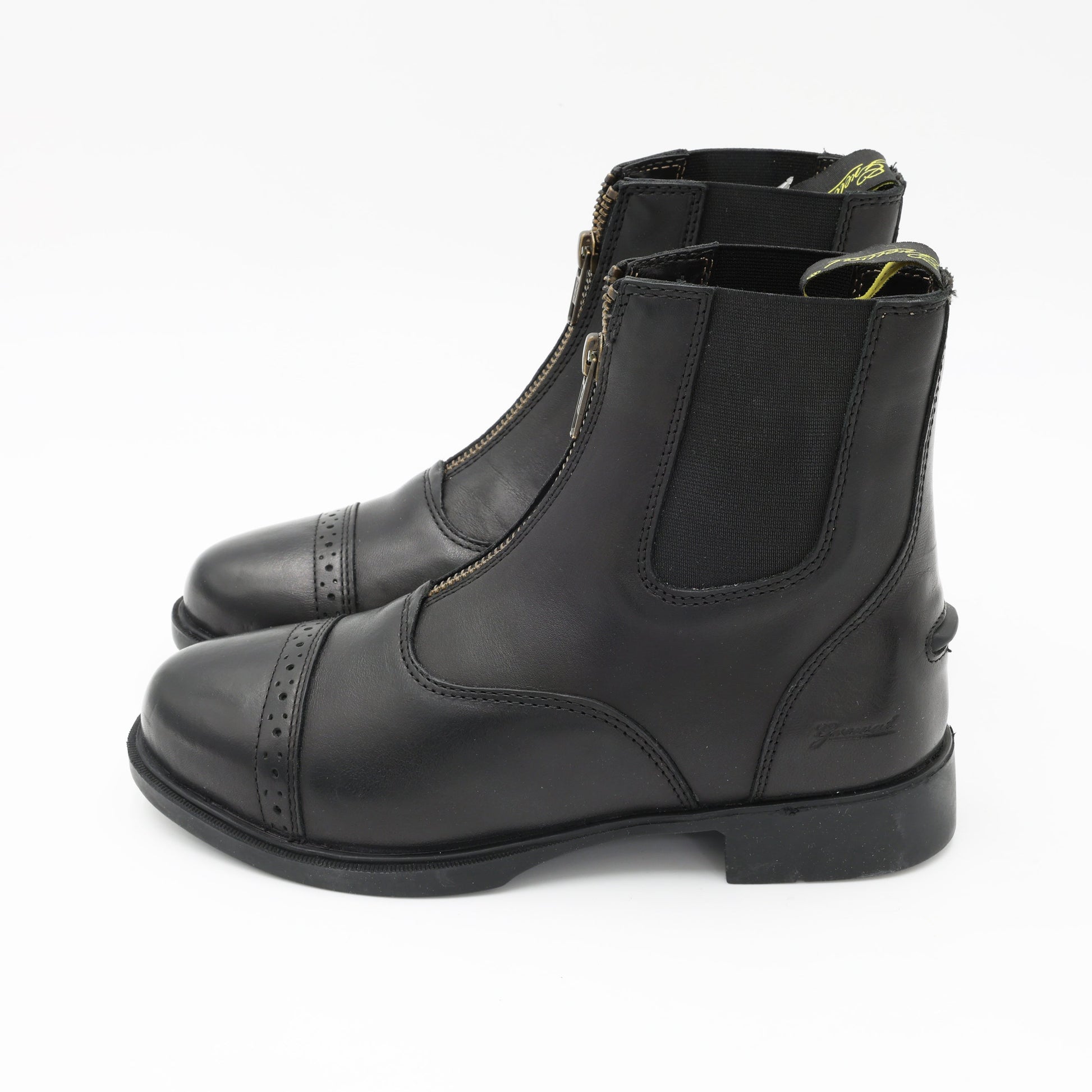 Grewal Equestrian Zip-Up Synthetic Leather Paddock Boots - Riders Choice Supply Co