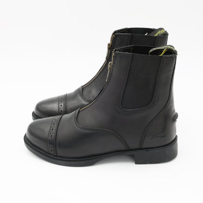 Grewal Equestrian Zip-Up Synthetic Leather Paddock Boots - Riders Choice Supply Co