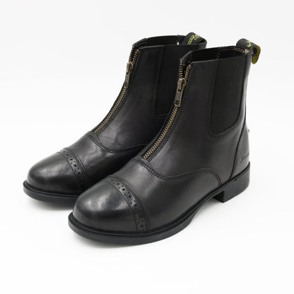 Grewal Equestrian Zip-Up Synthetic Leather Paddock Boots - Riders Choice Supply Co