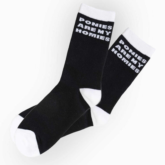 Dreamers & Schemers Ponies Are My Homies Crew Socks