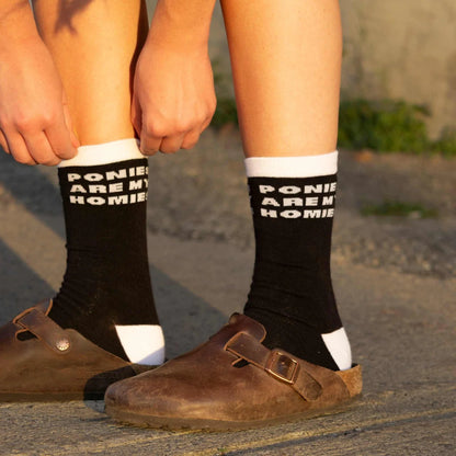 Dreamers & Schemers Ponies Are My Homies Crew Socks