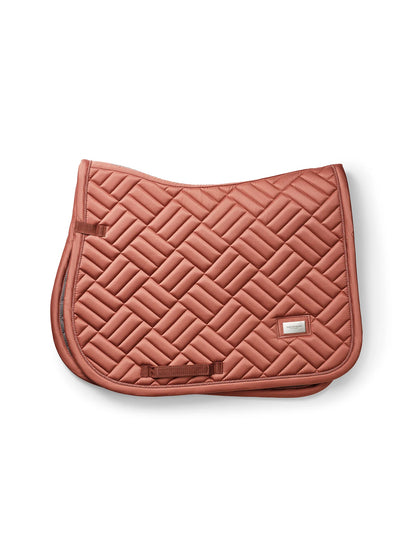 Equestrian Stockholm Jump Saddle Pad Modern Coral - Full - Riders Choice Supply Co