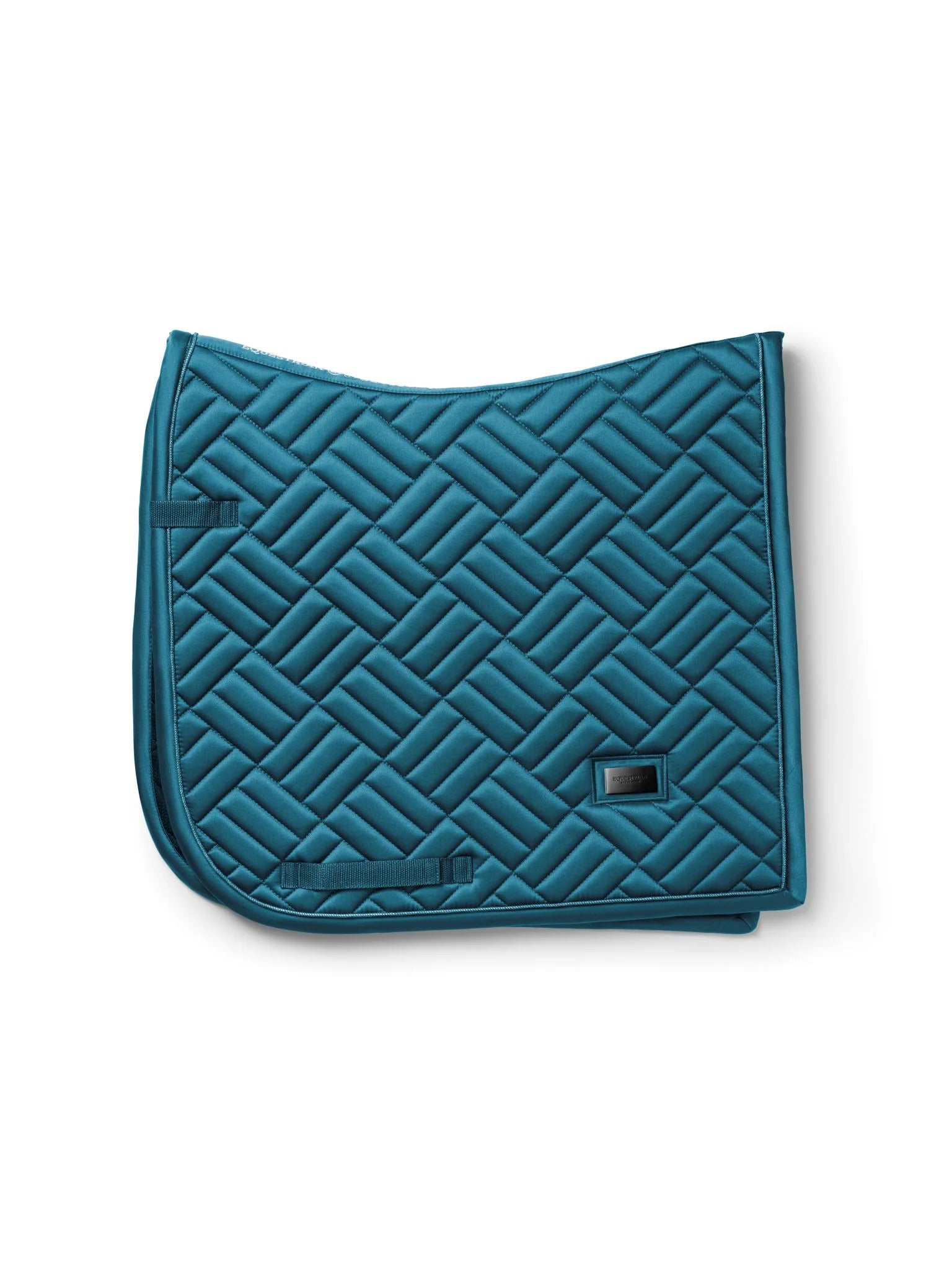 Equestrian Stockholm Dressage Saddle Pad Modern Teal Blue - Riders Choice Supply Co