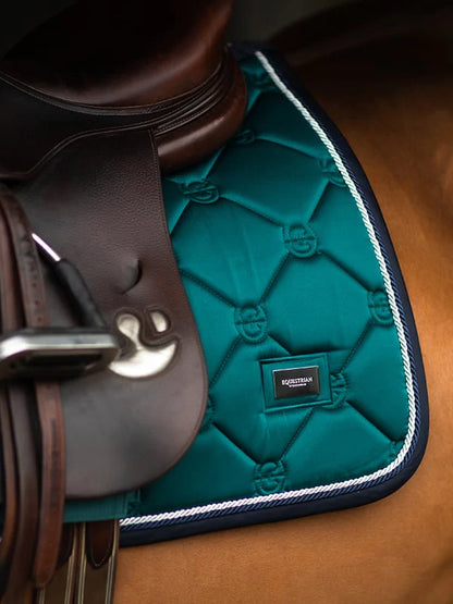 Equestrian Stockholm Jump Saddle Pad Emerald - Full - Riders Choice Supply Co