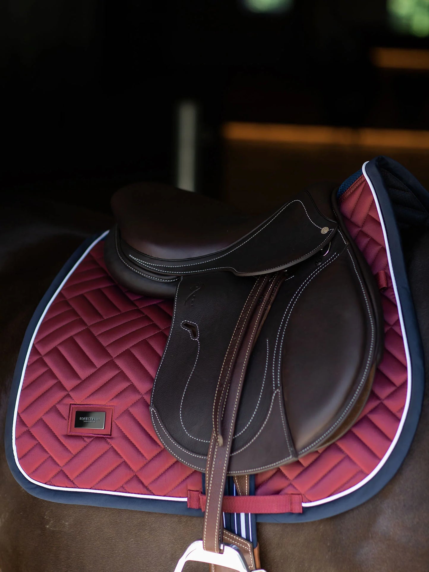 Equestrian Stockholm Jump Saddle Pad Modern Luxe - Full - Riders Choice Supply Co