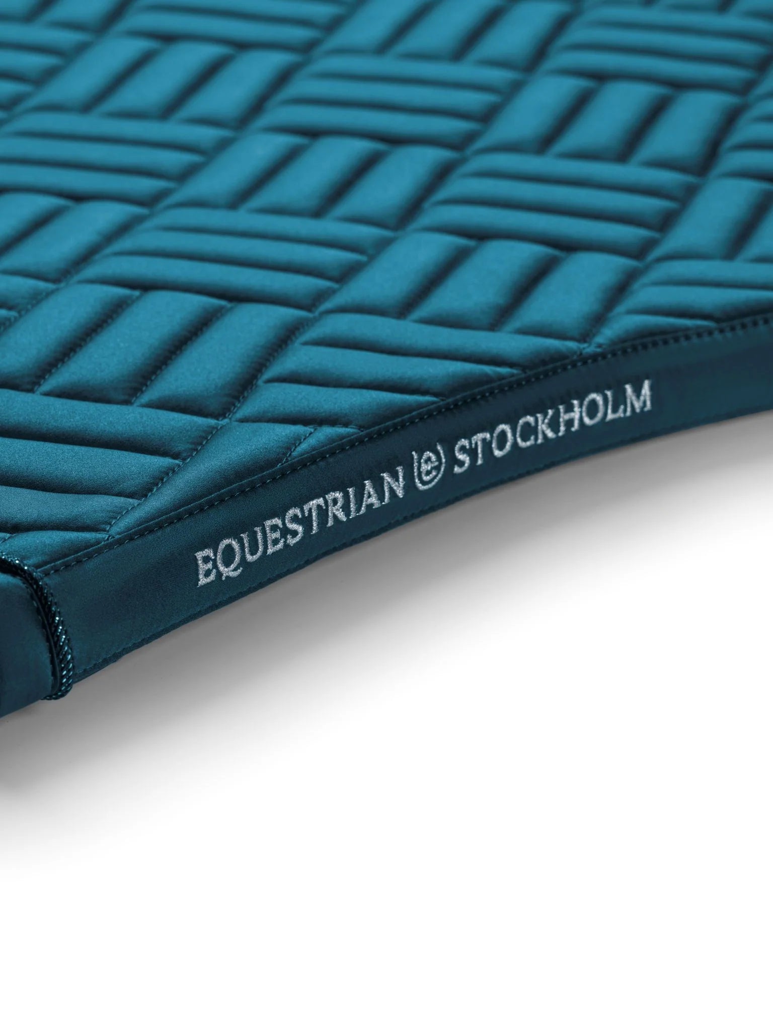 Equestrian Stockholm Dressage Saddle Pad Modern Teal Blue - Riders Choice Supply Co