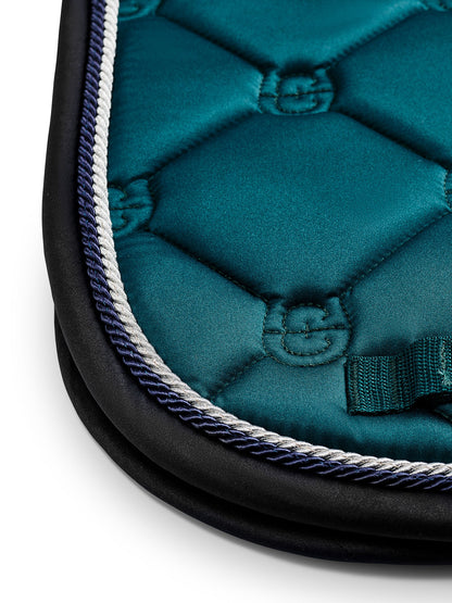Equestrian Stockholm Jump Saddle Pad Emerald - Full - Riders Choice Supply Co