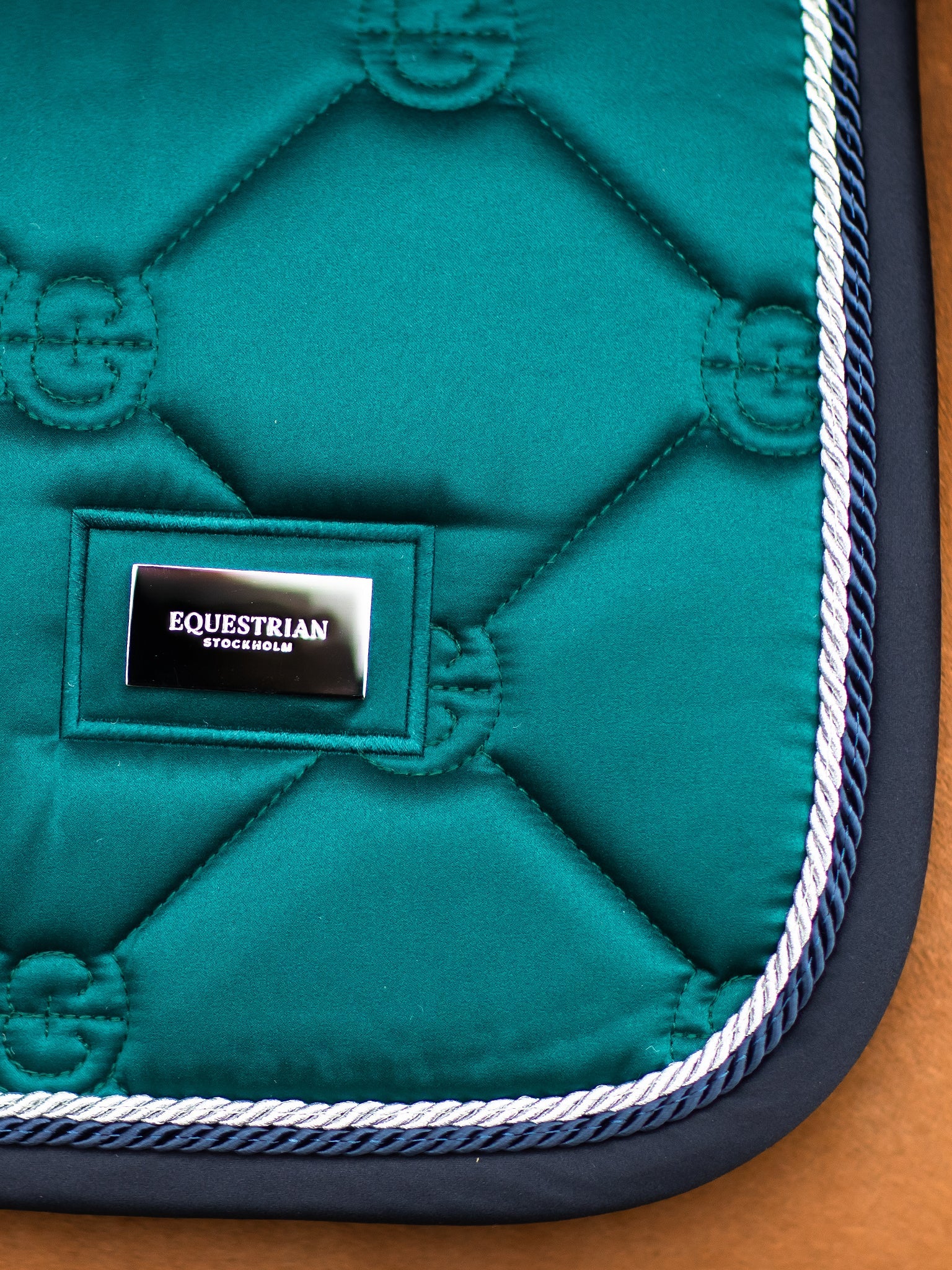 Equestrian Stockholm Jump Saddle Pad Emerald - Full - Riders Choice Supply Co