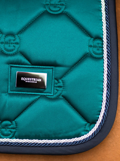 Equestrian Stockholm Jump Saddle Pad Emerald - Full - Riders Choice Supply Co