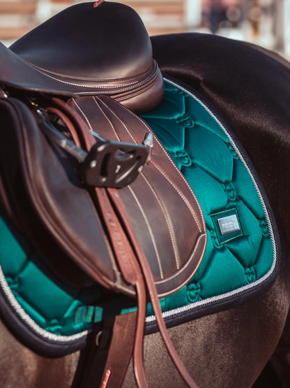 Equestrian Stockholm Jump Saddle Pad Emerald - Full - Riders Choice Supply Co