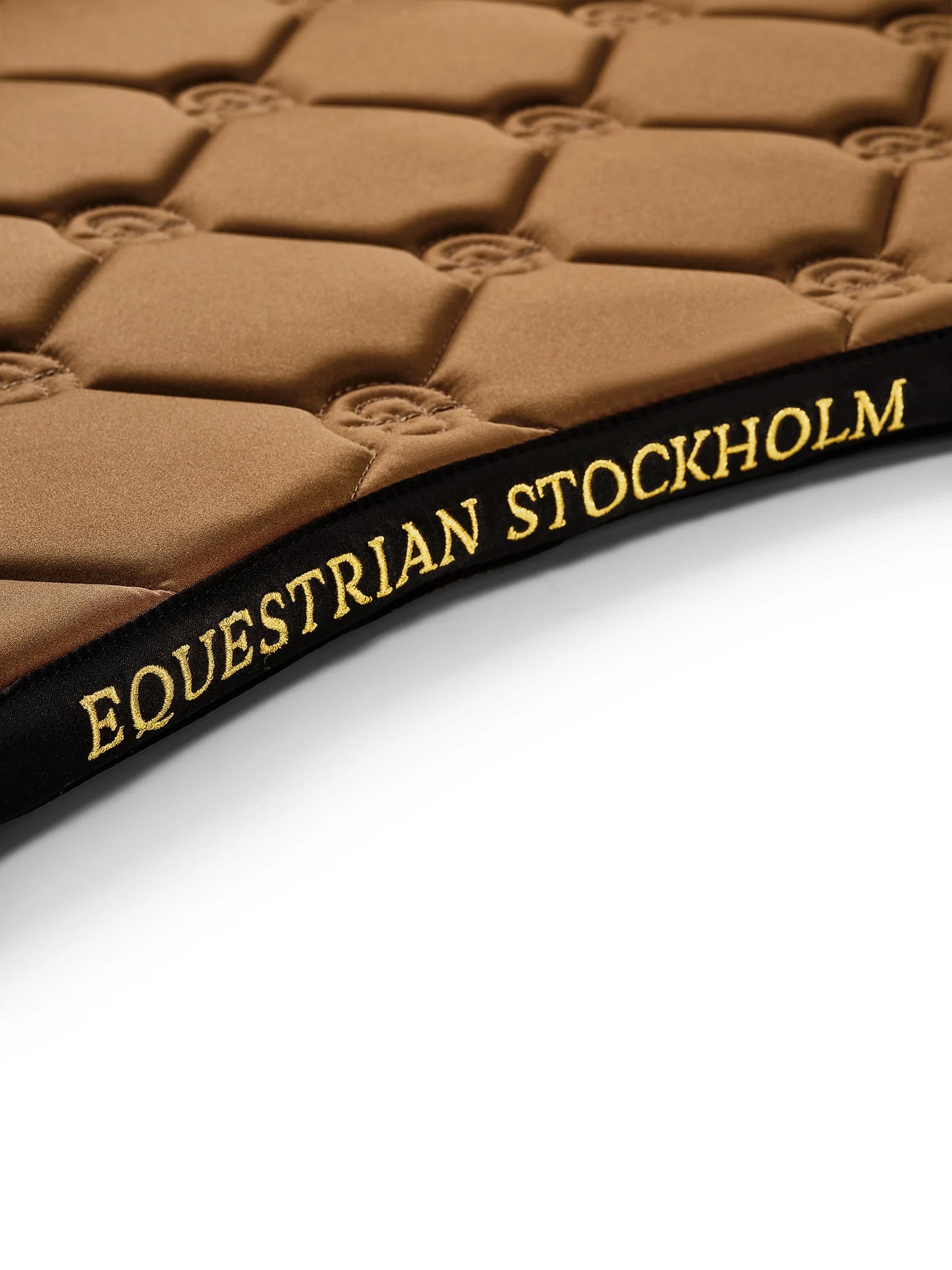 Equestrian Stockholm Jump Saddle Pad Golden Brass - Full - Riders Choice Supply Co