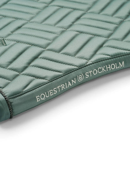Equestrian Stockholm Jump Saddle Pad Modern Mint Green - Riders Choice Supply Co