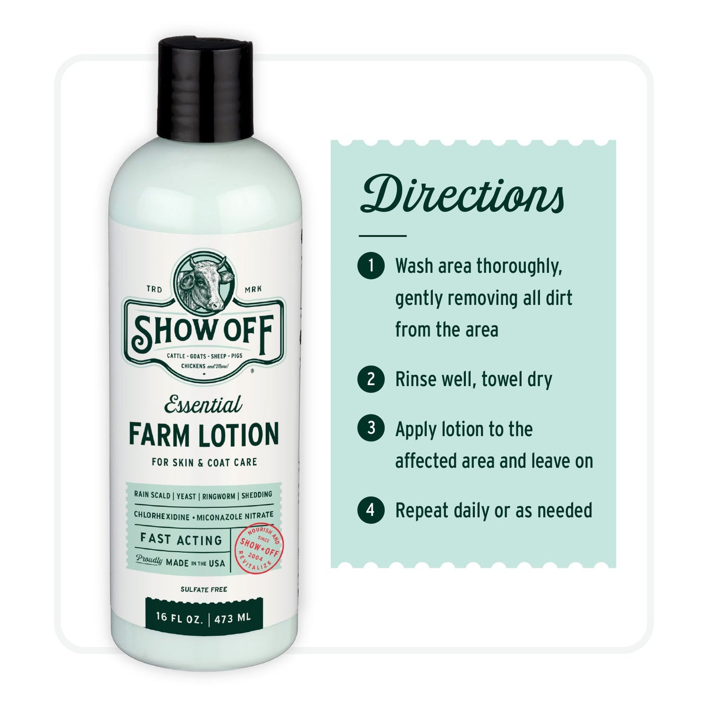 Show Off Farm Lotion - Riders Choice Supply Co