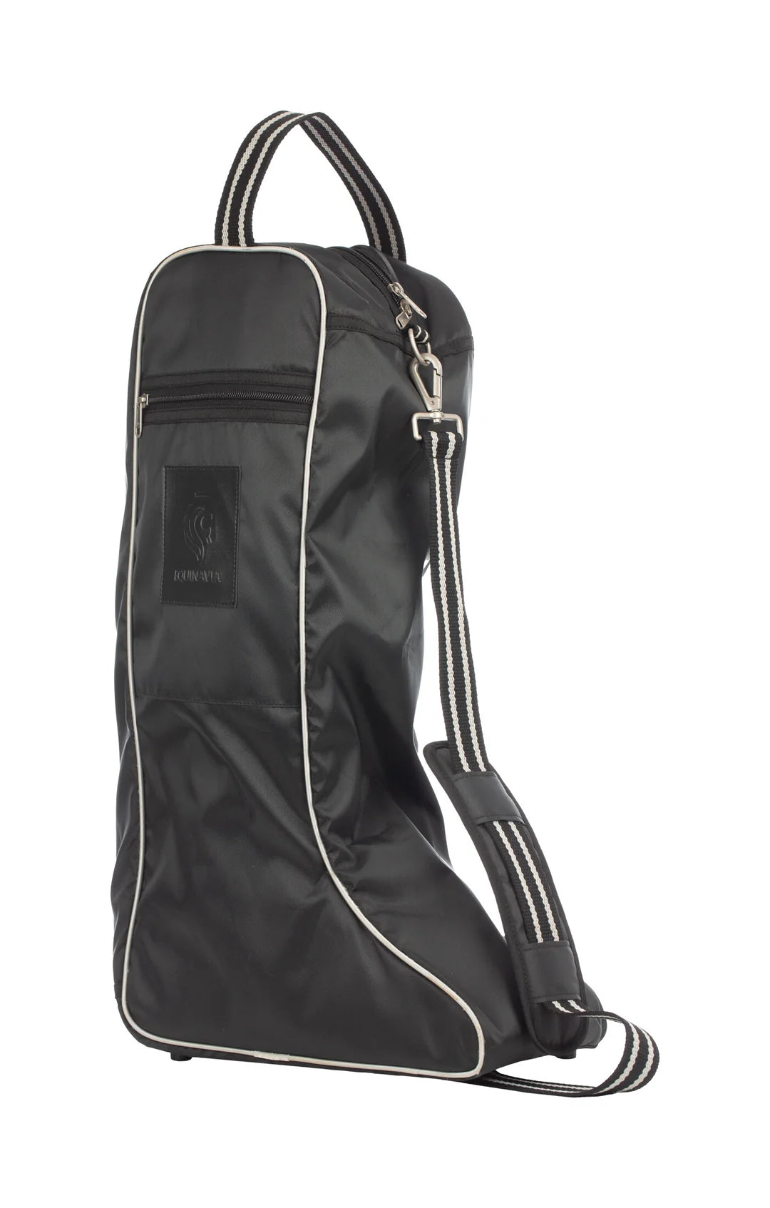 Equinavia Darby Boot Bag - Black/Silver