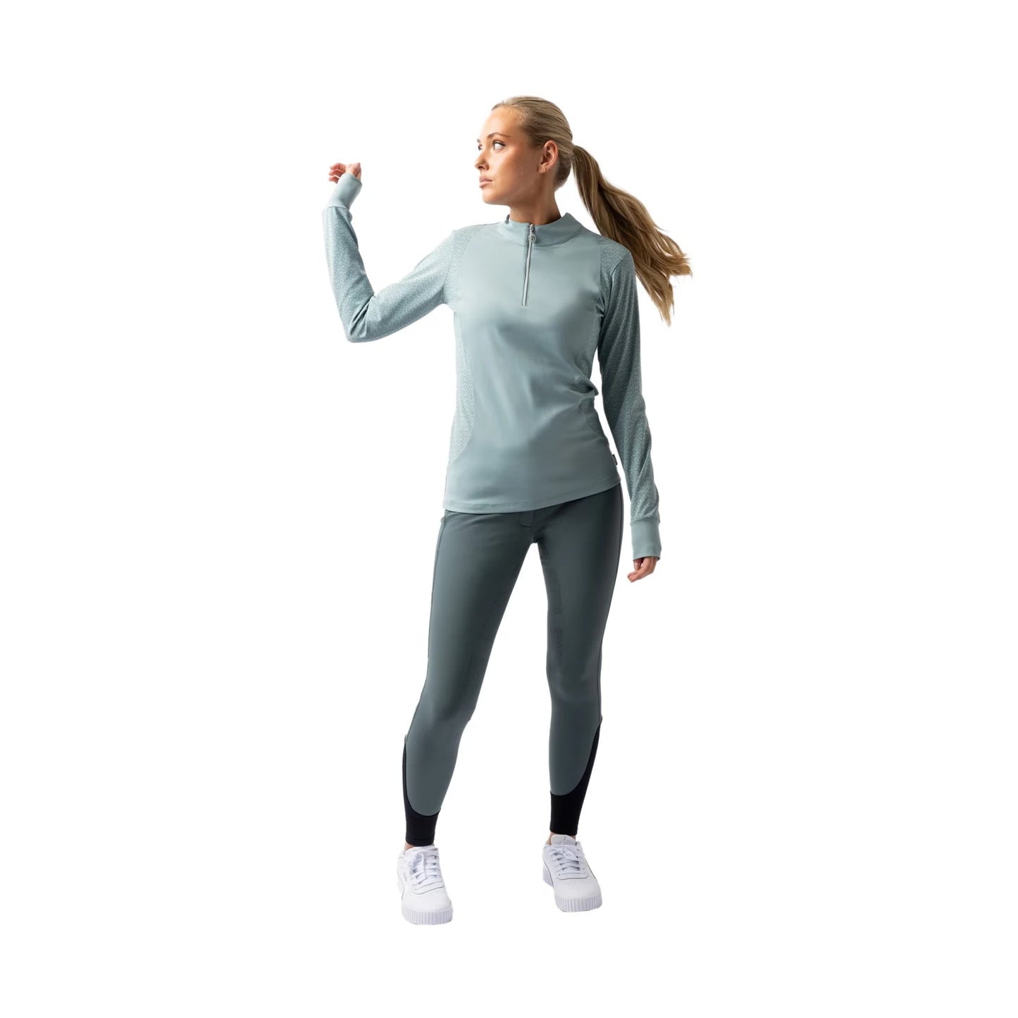 B Vertigo Isadora Womens Quarter Zip Training Shirt