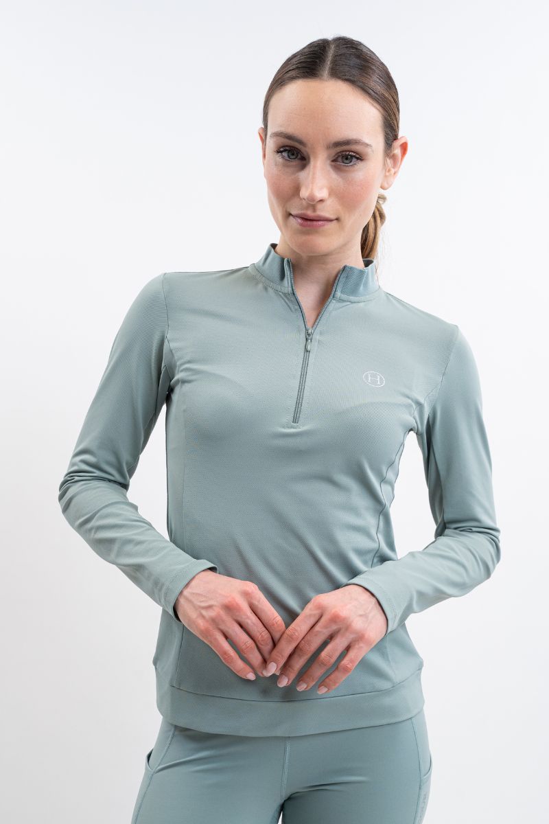 Tess - Long Sleeve Technical Riding Polo - Riders Choice Supply Co