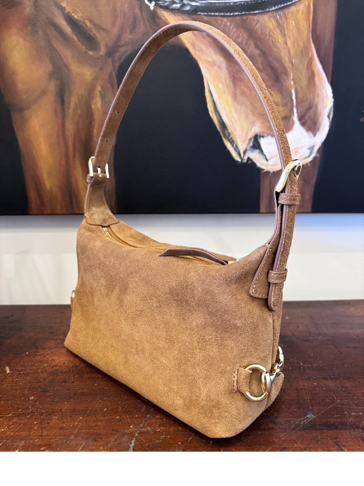 Bethany Bit Bag Suede- Limited Edition Milk Chocolate - Riders Choice Supply Co