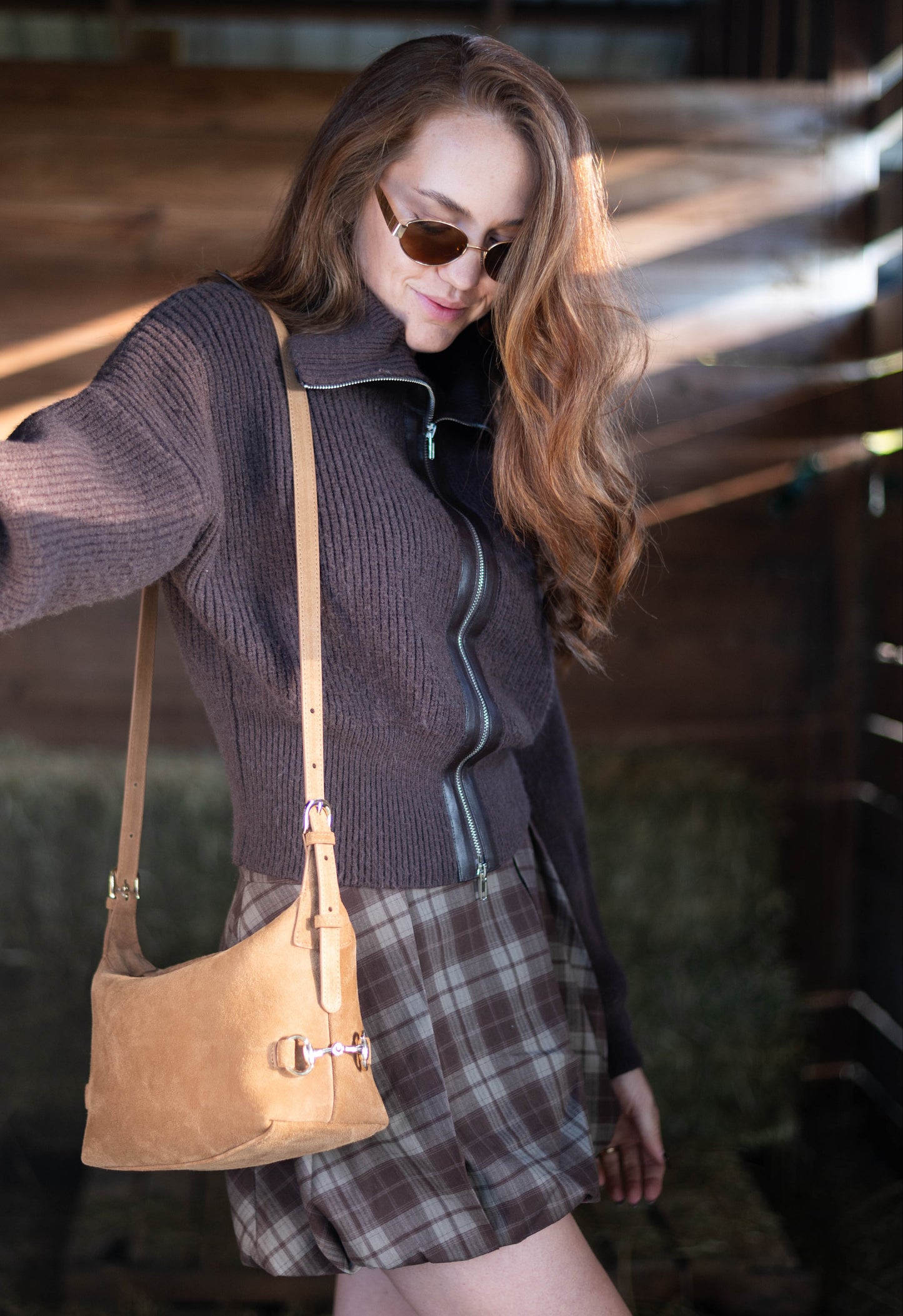 Bethany Bit Bag Suede- Limited Edition Milk Chocolate - Riders Choice Supply Co