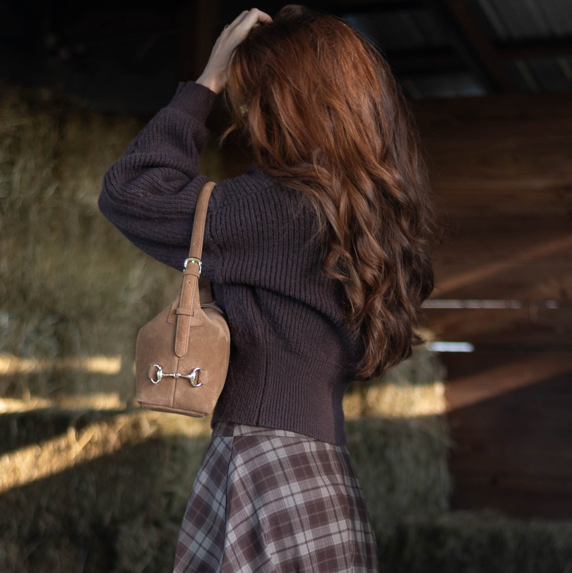 Bethany Bit Bag Suede- Limited Edition Milk Chocolate - Riders Choice Supply Co