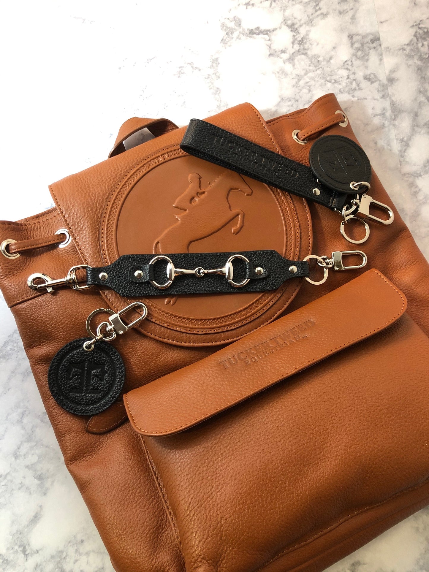 Tucker Tweed Bit Keychain