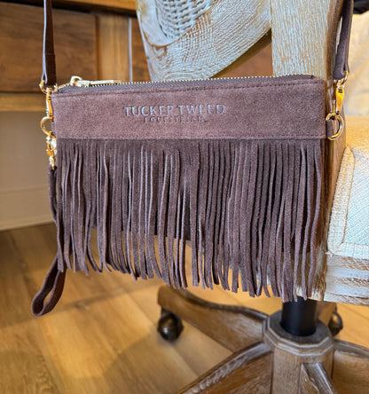 Wellington Wristlet Dark Chocolate Fringe LIMITED EDITION - Riders Choice Supply Co